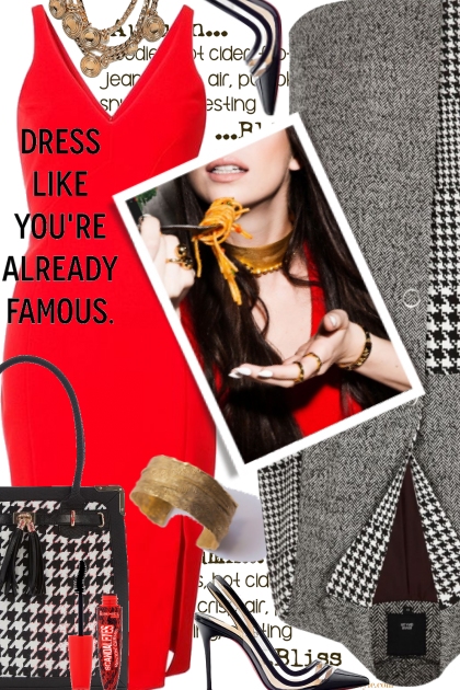 Dress Like Your Already Famous- Modna kombinacija