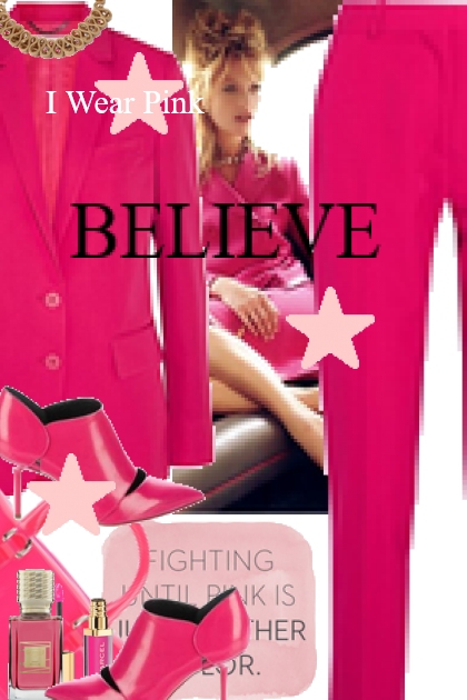 I WEAR PINK- Fashion set