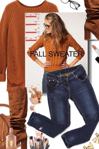 THE FALL SWEATER- combinação de moda