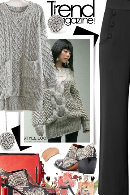 The Style Look-Sweater Trend- コーディネート