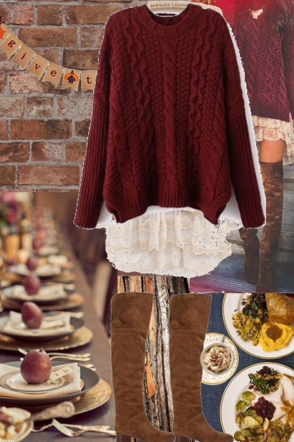 Wishing You & Yours A Happy Thanksgiving- Fashion set