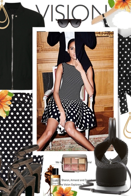 A Vision of Polka Dots- Модное сочетание