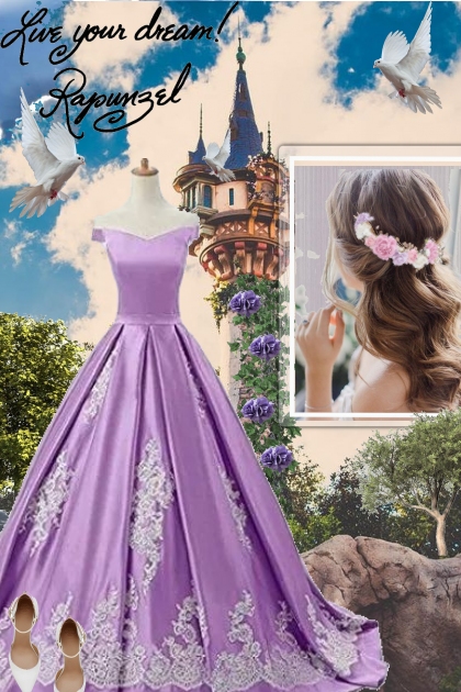 Live Your Dream....Rapunzel- Combinazione di moda