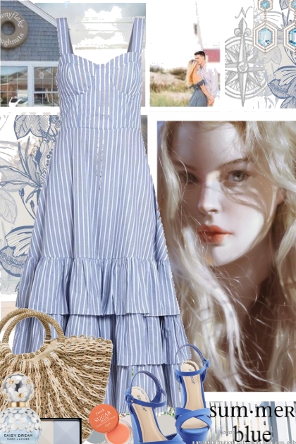 Summer Blue- Combinazione di moda