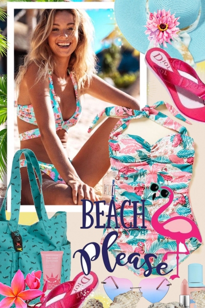 BEACH PLEASE- Fashion set