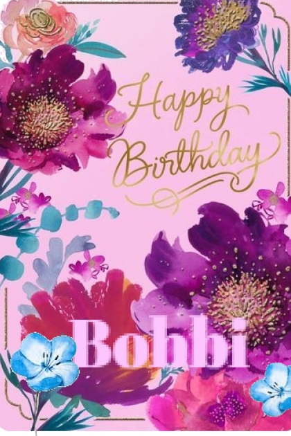 Happy Birthday Bobbi- Fashion set