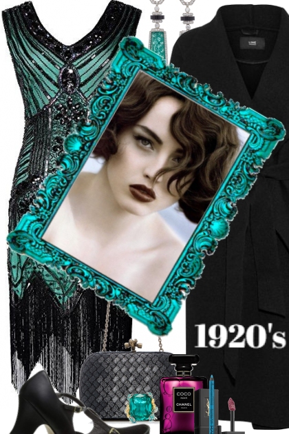 1920's - combinação de moda