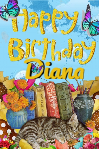 Happy Birthday Diana- Fashion set