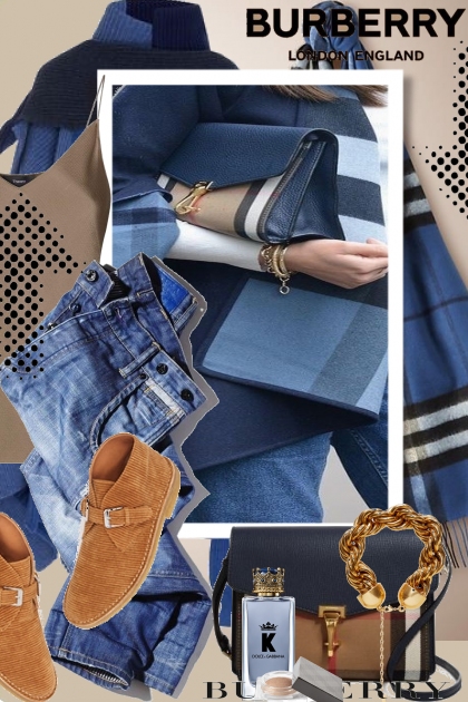Burberry Blue- Fashion set