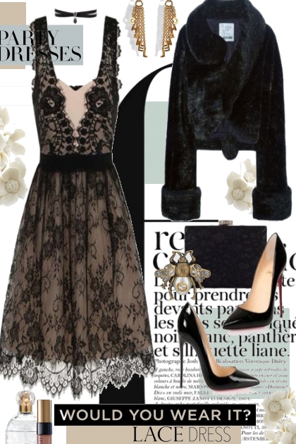 Would You Wear IT ? * Lace Dress- Combinaciónde moda