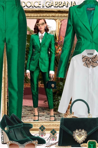 Timeless Elegance in Dolce &#38; Gabbana- combinação de moda