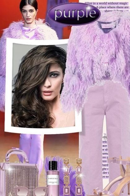 A Purple Millennial- Модное сочетание