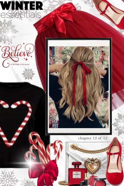 Snowflakes and Candy canes- Fashion set