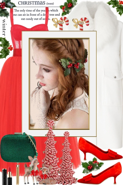 Candy Canes and Holly- Fashion set