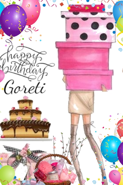 Happy Birthday Goreti- Fashion set