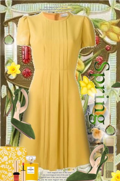Spring and Daffodil's- combinação de moda