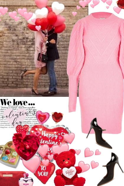 We Love Valentines Day- Fashion set