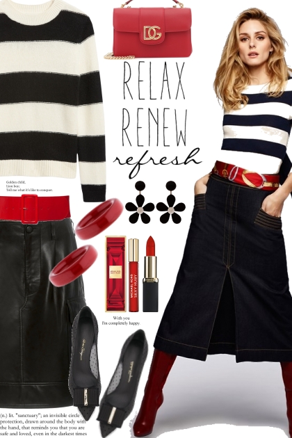 Relax, Renew, Refresh- Fashion set