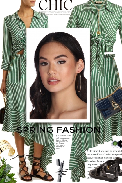 Chic Spring Fashion- Combinazione di moda