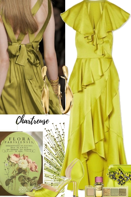 Chartreuse- Combinazione di moda