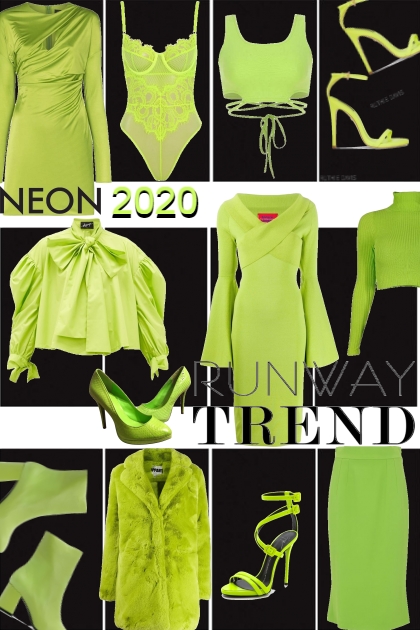 Neon Lime Green 2020- Modekombination