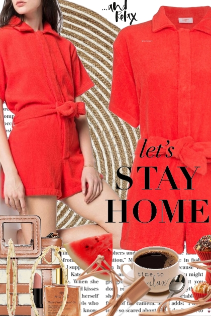 Let's Stay Home and Relax- Fashion set