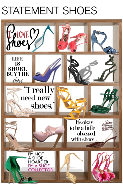Statement Shoe....Heels- combinação de moda