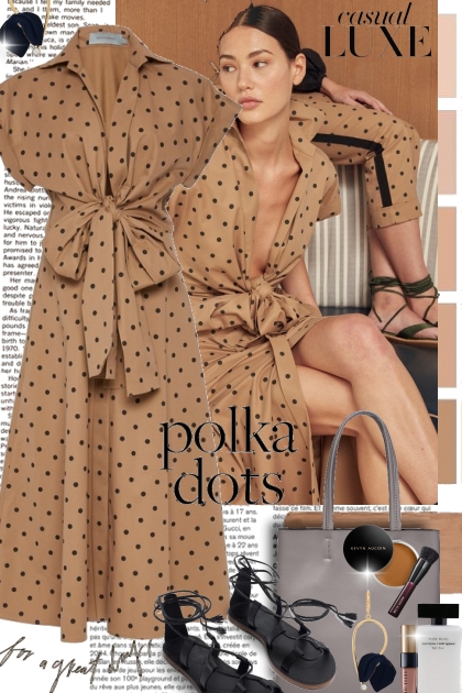 Polka Dots For A Great Day !!- Fashion set