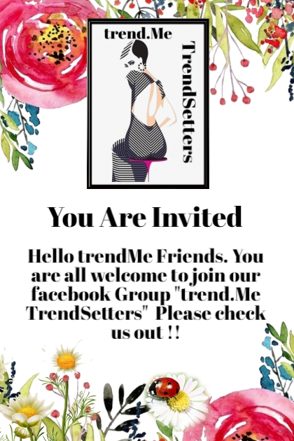 You are all Invited !!- combinação de moda