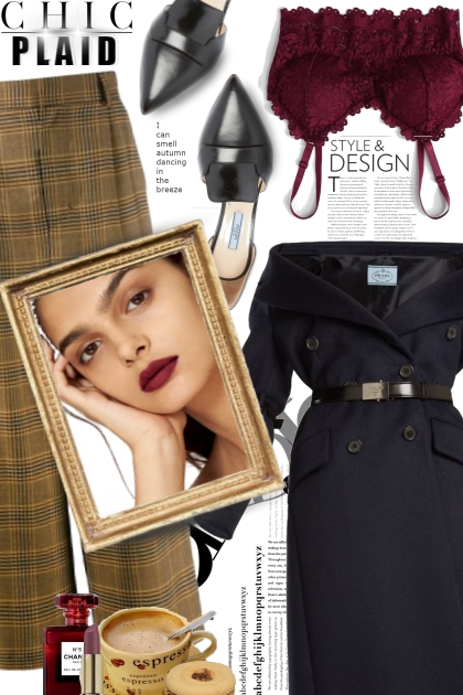 Be Chic in  Plaid- Fashion set