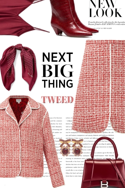 The Next Big Thing....Tweed- Combinaciónde moda