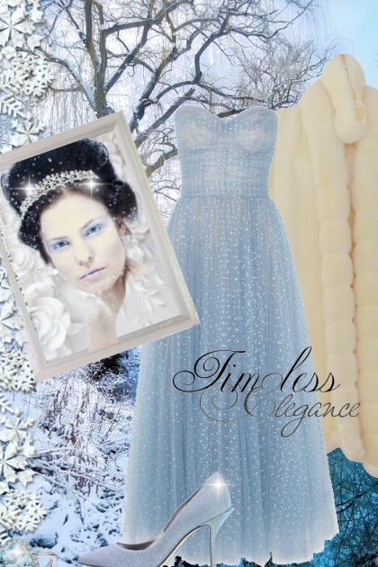 Elegant Snow Queen- Fashion set