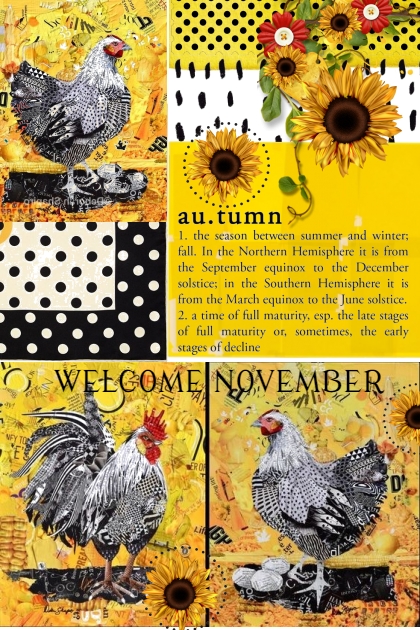 Welcome November Autumn- Fashion set