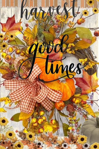 Harvest Good Times- Fashion set