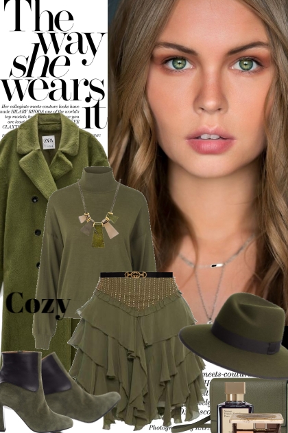 The Way She Wears It...Cozy Fall- Modekombination