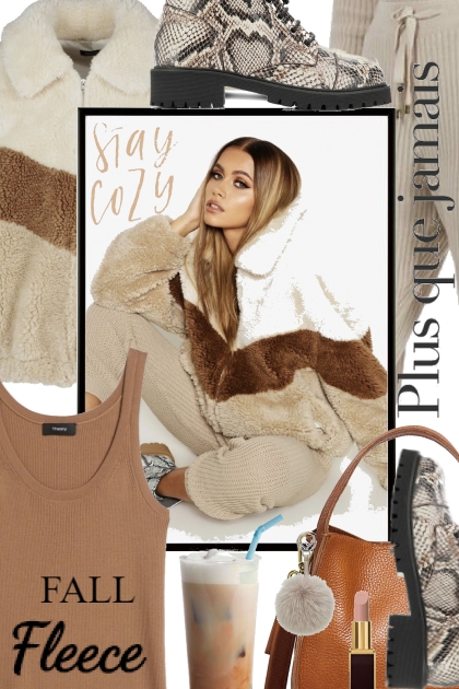 Stay Cozy in Fall Fleece- Combinazione di moda