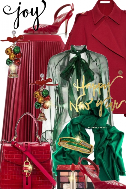 The Joy of Red and Green- Fashion set