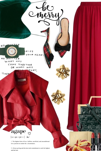 Be Merry in Red and Green- Fashion set