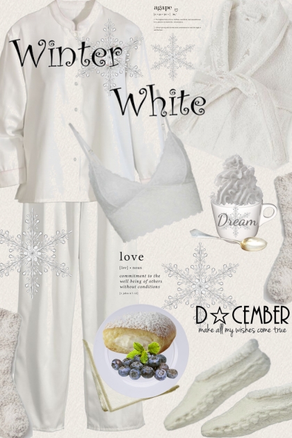 Dreaming of a Winter White December- Fashion set