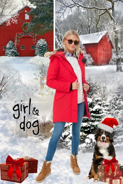 A Girl and Her Dog- Fashion set