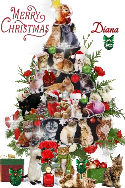 Kitty Christmas for Diana