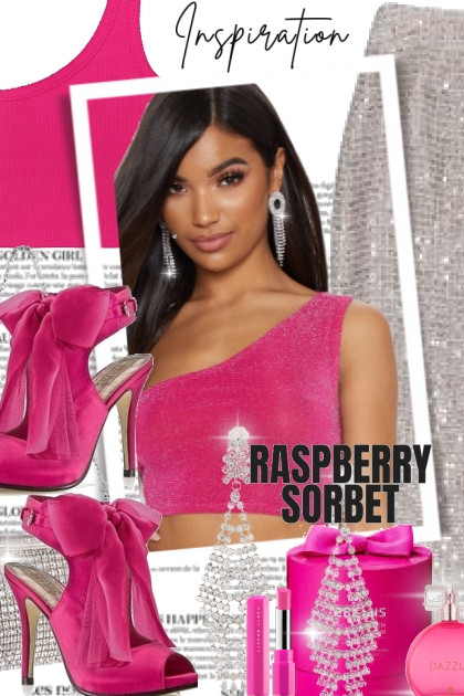 Raspberry Sorbet Inspiration- Fashion set
