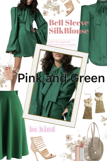 Pink and Green Trend- Combinazione di moda