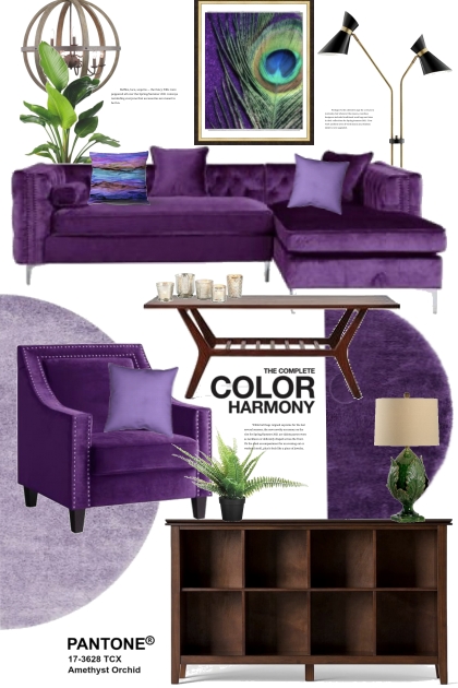 Color Harmony with Amethyst Orchid