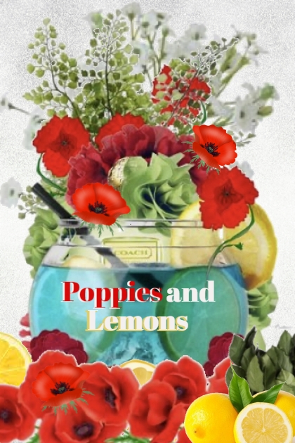 Poppies and Lemons- Fashion set