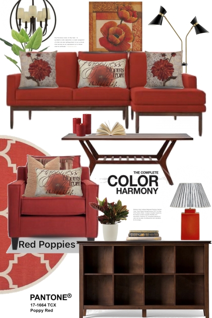 The Complete Color Harmony Poppy Red- Fashion set