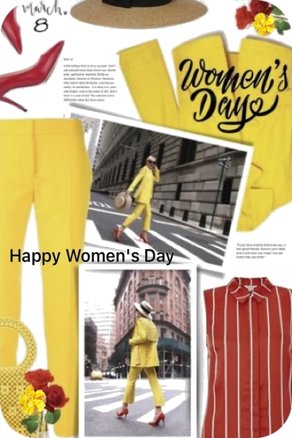 Happy Womens Day- combinação de moda