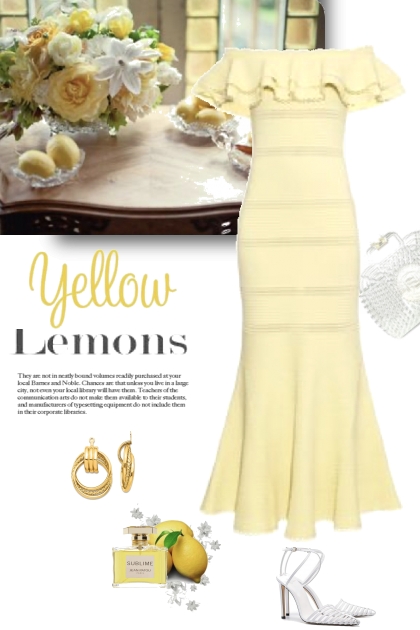 Yellow Lemons- Fashion set