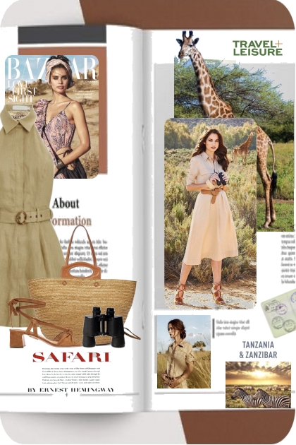 Vacation Getaway Safari- Fashion set