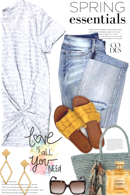 Spring Essentials Jeans- Modna kombinacija